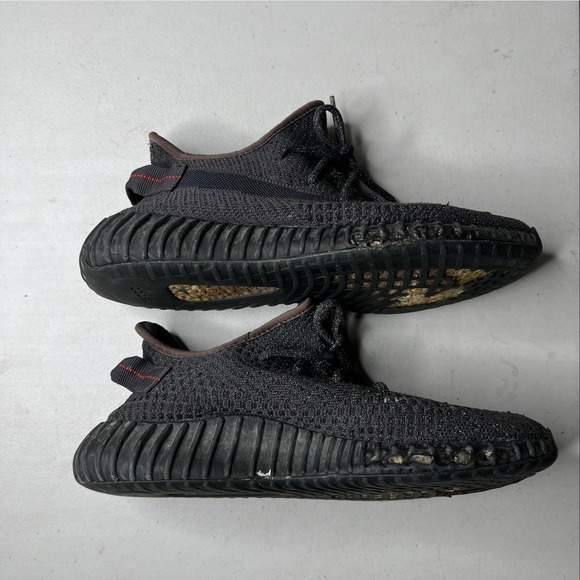 SOLD Adidas Yeezy Boost 350 v2 Black Reflective 10 - Picture 3 of 6
